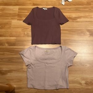 Two Madewell tops